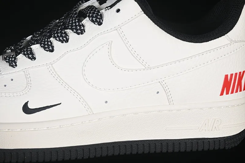 All categories Nk Air Force 1 Air Force series Nk Air Force 1 Low Air Force low-top Nike Air Force 1'07 Low beige black and red contrast Air Force 1 low-top casual sneakers MM3399-813